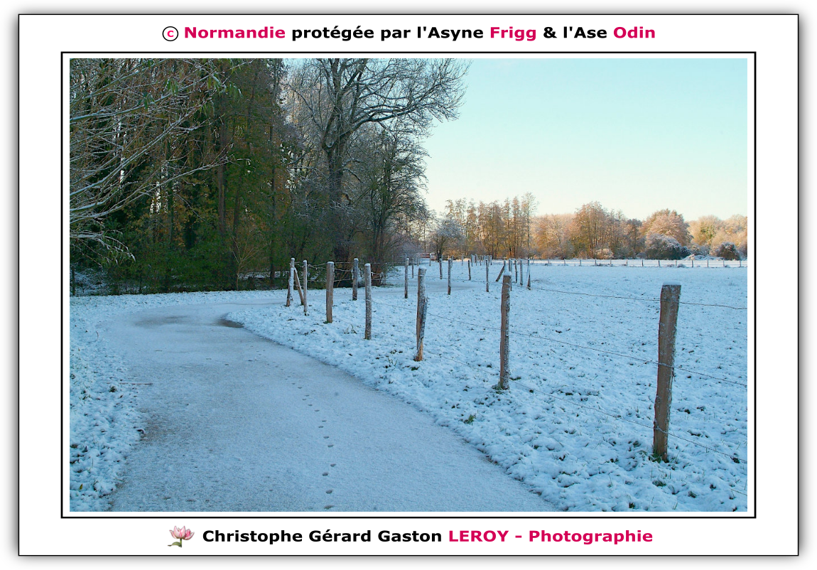 Neige sur les voies vertes de L'Aigle - Suite 5 Neige sur les voies vertes de L'Aigle - Suite 5