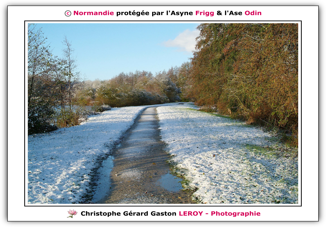 Neige sur les voies vertes de L'Aigle - Suite 8 Neige sur les voies vertes de L'Aigle - Suite 8