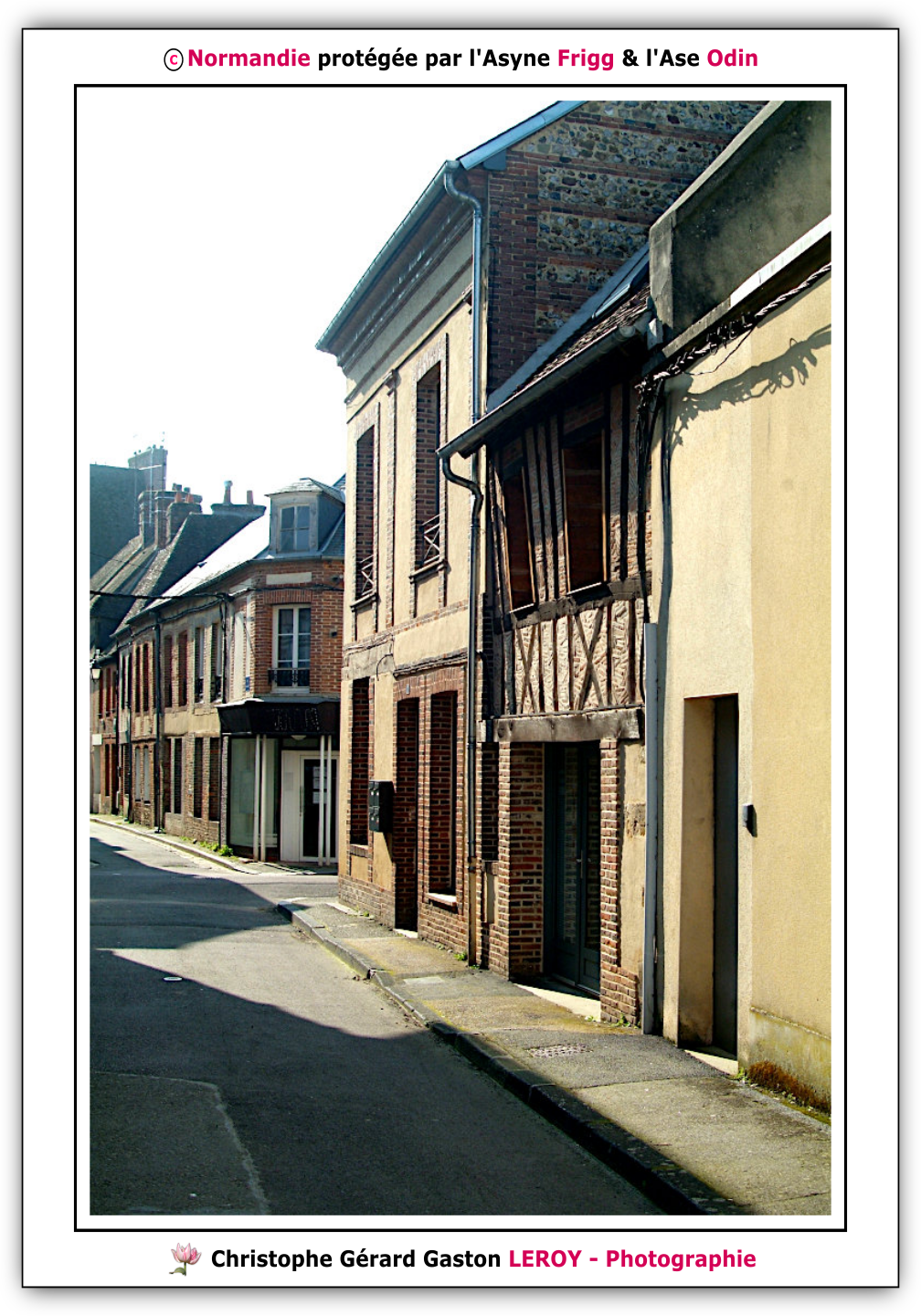 Synoptique n°9 : Maisons en briques, Maison en colombages - Balade dans L'Aigle le jour du printemps 2026 - Suite 18 Synoptique n°9 : Maisons en briques, Maison en colombages - Balade dans L'Aigle le jour du printemps 2026 - Suite 18