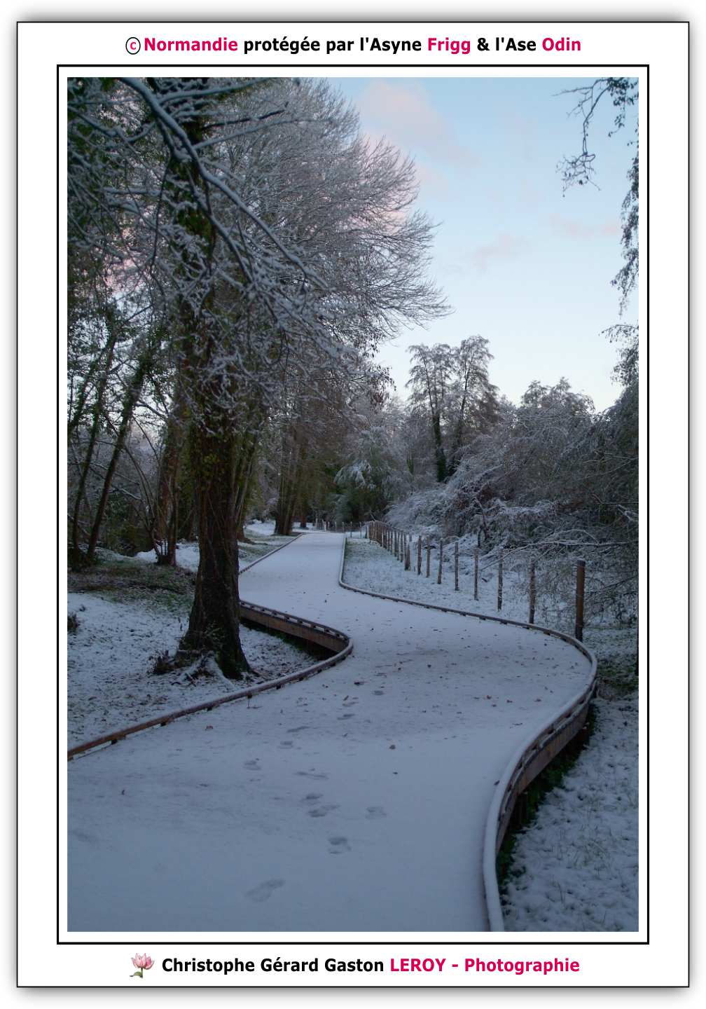 Neige sur les voies vertes de L'Aigle - Suite 3 Neige sur les voies vertes de L'Aigle - Suite 3