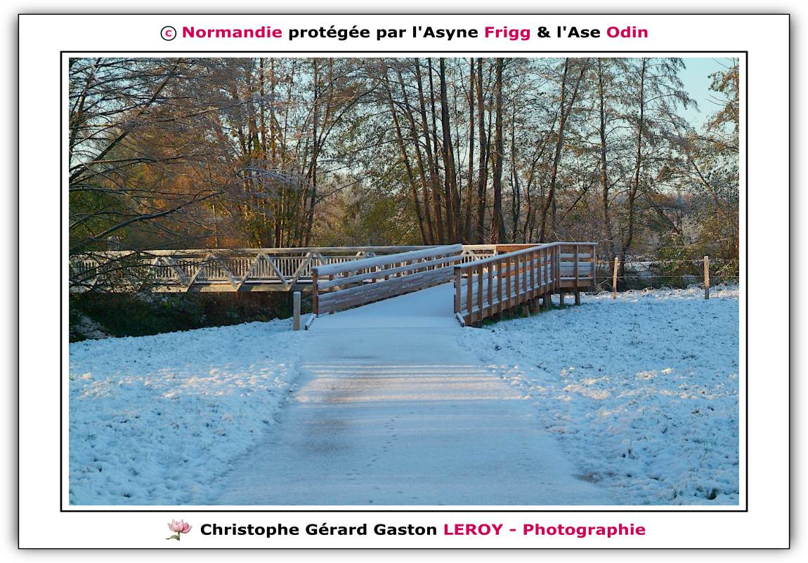 Neige sur les voies vertes de L'Aigle - Suite 7 Neige sur les voies vertes de L'Aigle - Suite 7