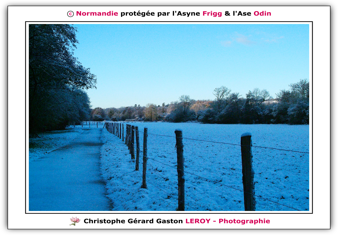 Neige sur les voies vertes de L'Aigle - Suite 5 Neige sur les voies vertes de L'Aigle - Suite 5