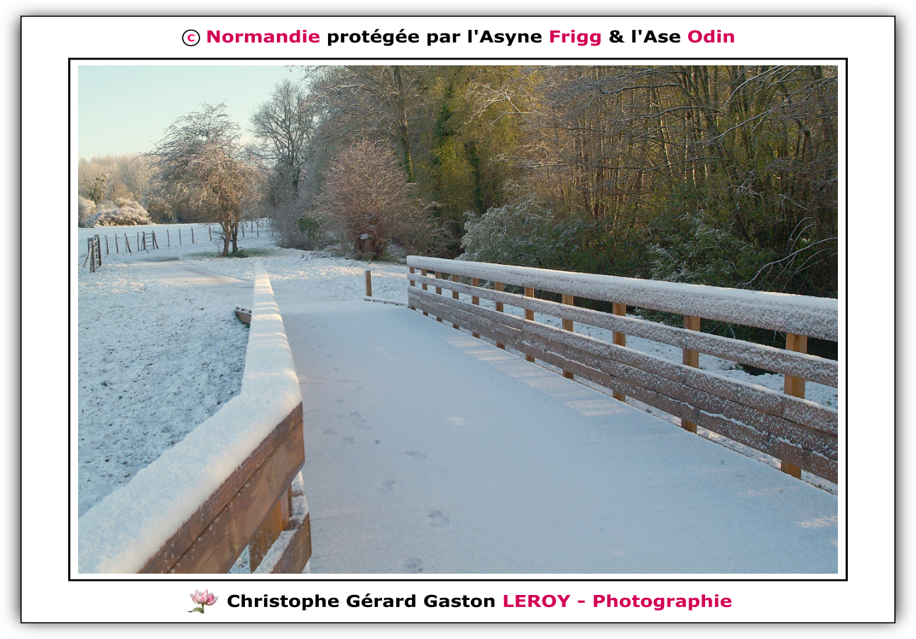 Neige sur les voies vertes de L'Aigle - Suite 7 Neige sur les voies vertes de L'Aigle - Suite 7