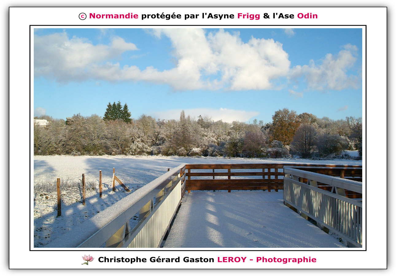 Neige sur les voies vertes de L'Aigle - Suite 7 Neige sur les voies vertes de L'Aigle - Suite 7