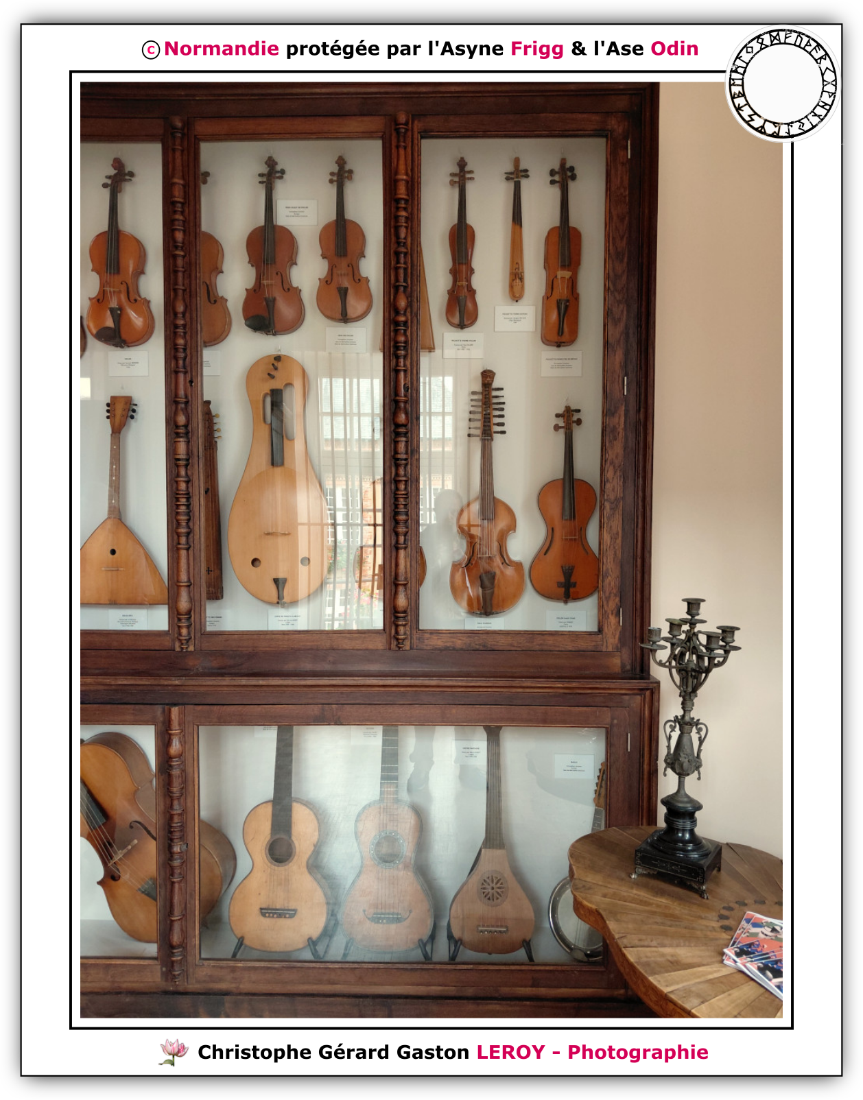 Listes des Synoptiques n°12 : Journée française du patrimoine de L'Aigle Normande 2026 - Suite 3 : Musée des instruments de musique Listes des Synoptiques n°12 : Journée française du patrimoine de L'Aigle Normande 2026 - Suite 3 : Musée des instruments de musique