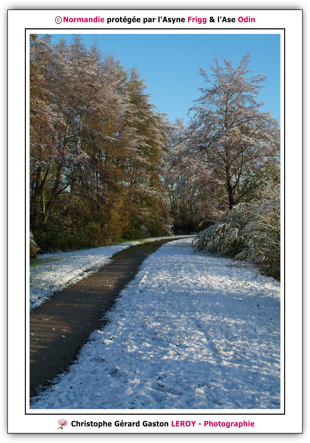 Neige sur les voies vertes de L'Aigle - Suite 8 Neige sur les voies vertes de L'Aigle - Suite 8