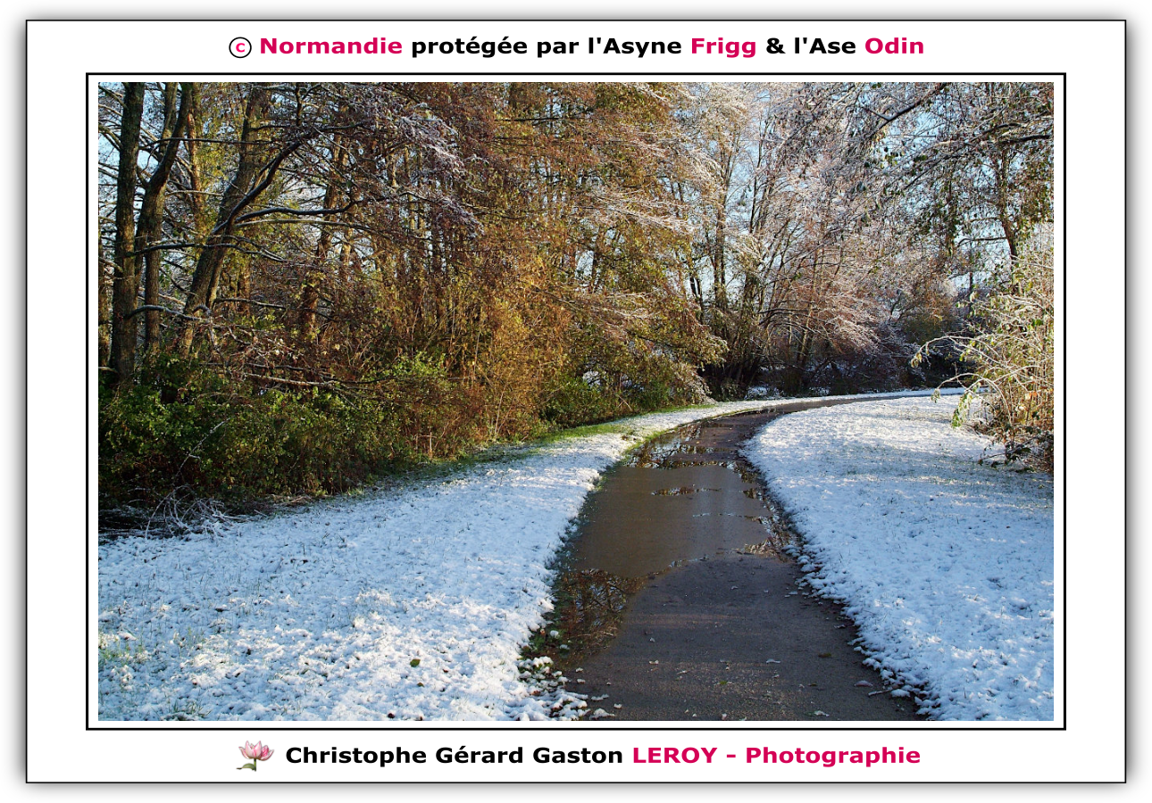 Neige sur les voies vertes de L'Aigle - Suite 8 Neige sur les voies vertes de L'Aigle - Suite 8