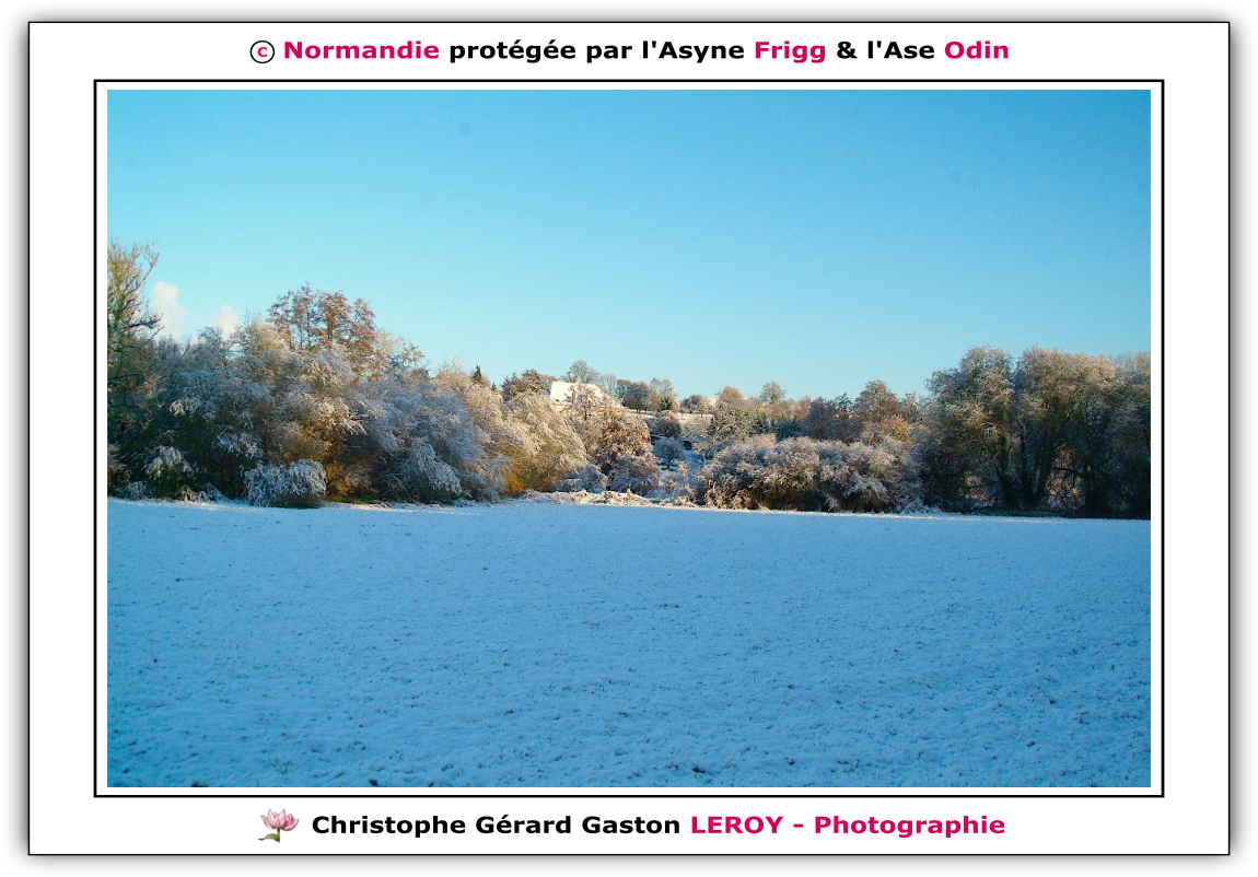 Neige sur les voies vertes de L'Aigle - Suite 5 Neige sur les voies vertes de L'Aigle - Suite 5
