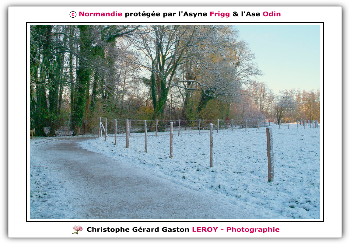 Neige sur les voies vertes de L'Aigle - Suite 6 Neige sur les voies vertes de L'Aigle - Suite 6